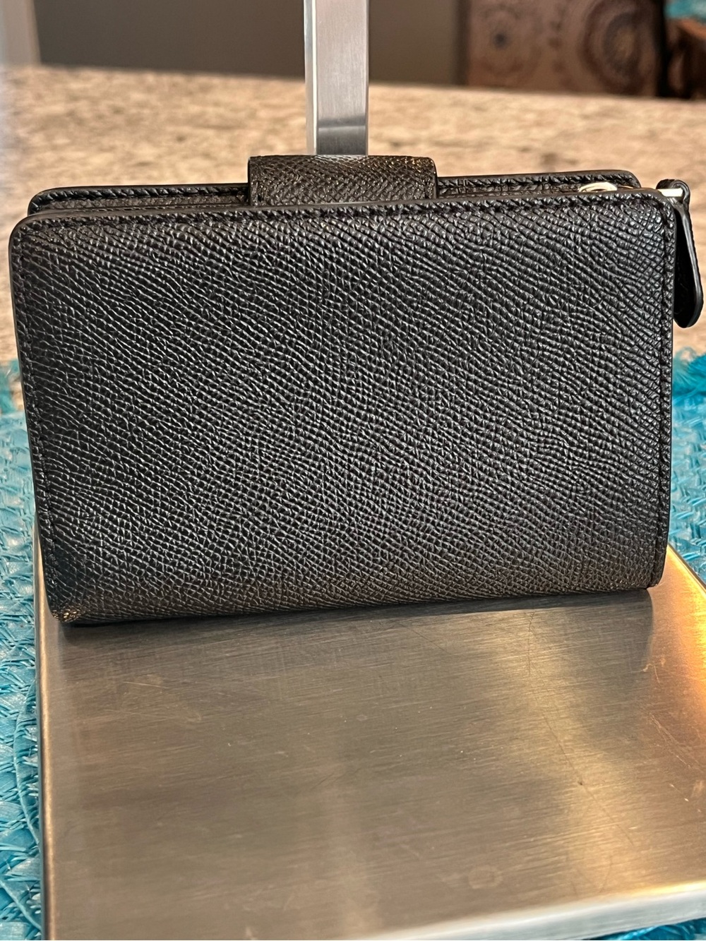 Coach Compact Black Wallet - Picture 3 of 13